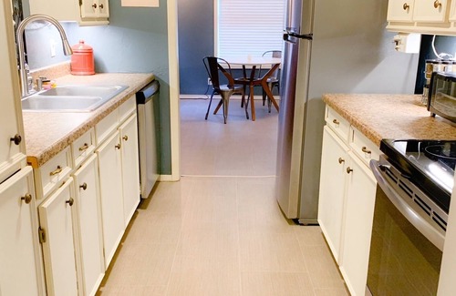 Wake Village Apartment | Spacious Loft-Style Apartment with FIBER Internet