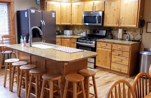 Island Park Cabin | Spacious Luxury Cabin near Yellowstone, Sleeps 20, Hot Tub, Holiday Discounts