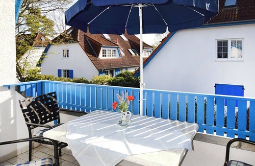 Ostseebad Prerow Apartment | Spacious maisonette apartment in the Mühlenpark up to 4 p., WLAN, west loggia, washing machine