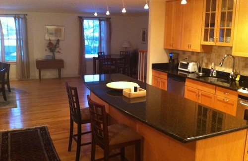 Marblehead Condo | Spacious Marblehead Townhouse - Roof Deck with Panoramic Views