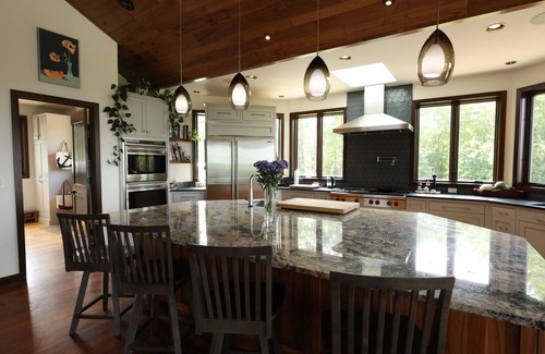 Corning House | Spacious modern mountain style home with beautiful western views in Corning, NY