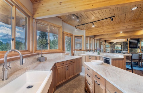 Mountain Village House | Spacious mountain home located trailside to Bridges Ski Run - Amazing Views!