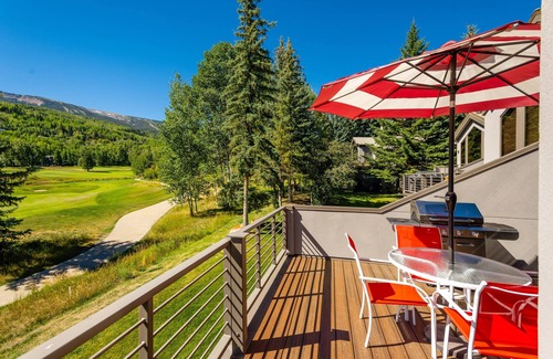 Snowmass Village House | Spacious, Multi-Level Townhome W/Deck, Views! Grill, Garage, Shared HT, Large Balcony!