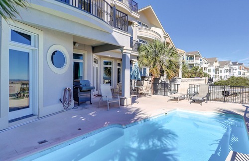 Palmetto Dunes House | Spacious Oceanfront Home w/ Free WiFi, Views & Private Heated Outdoor Pool