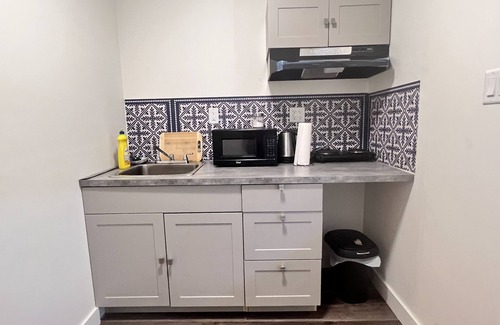 Halifax House | Spacious one bedroom basement apartment with 2 queen size beds &private entrance
