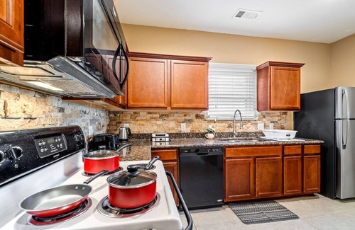 Crowley House | Spacious One-level Home - Calm Neighborhood Yard