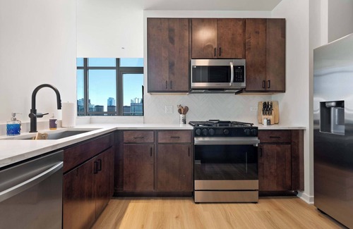 Downtown Chicago Apartment | Spacious Penthouse Trio + Skyline Views for Groups