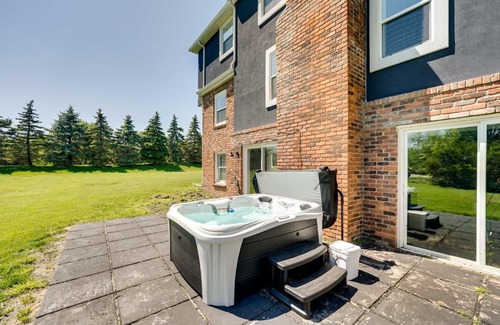 Plymouth House | Spacious Plymouth Getaway with Hot Tub and Game Room