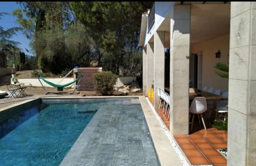 Piera Villa | Spacious Private Luxury Villa near Barcelona Castle & Wine zone
