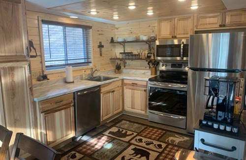 Mancelona House | Spacious Renovated Lodge w/Private Game Room