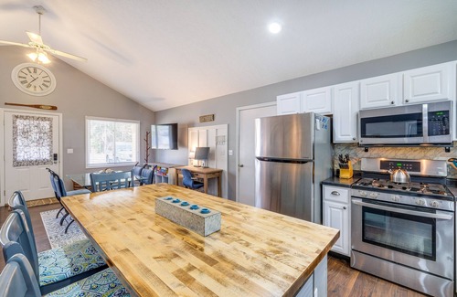 Higgins Lake House | Spacious Retreat w/Games, 0.7 Mi to Higgins Lake!