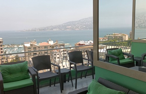 Jounieh Apartment | Spacious Seaview Apartment with Mirrored 360° Balcony – Jounieh Kaslik