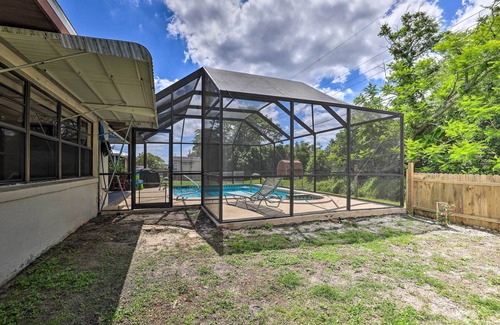Sebring House | Spacious Sebring Getaway w/Solar Panel Pool, Gas Fire Pit & Grill!