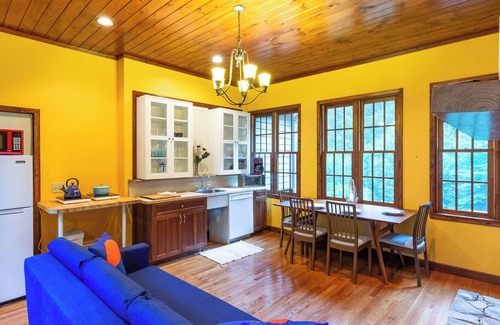 Almond House | Spacious & Secluded Chateau- Near Bryson City w/ Hot Tub, Sleeps 14, Free Coffee