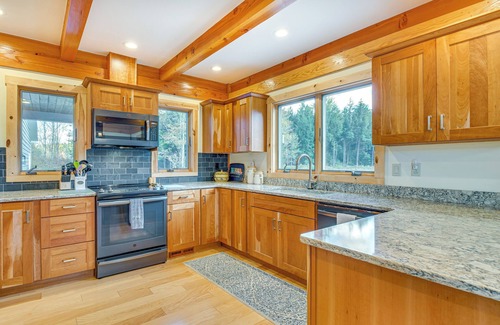 Granville Summit House | Spacious & Secluded Forksville Home: Fire Pit