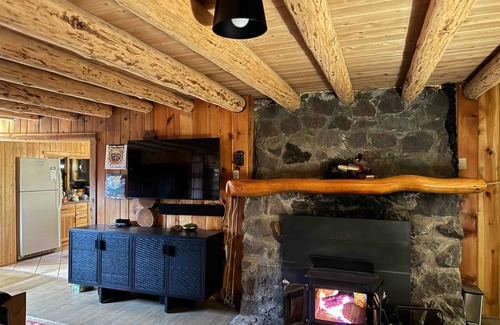 Government Camp House | Spacious Steiner Cabin on quiet street and stream.