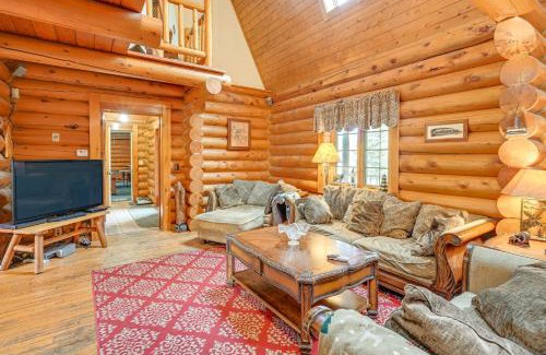 Alger House | Spacious Sterling Cabin Game Room, Private Pond!