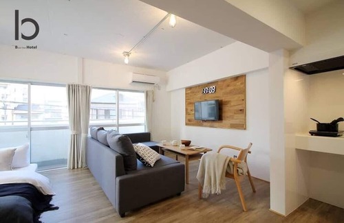 Hiroshima City Centre Apartment | Spacious Studio Apt for 4ppl Close to Peace Park