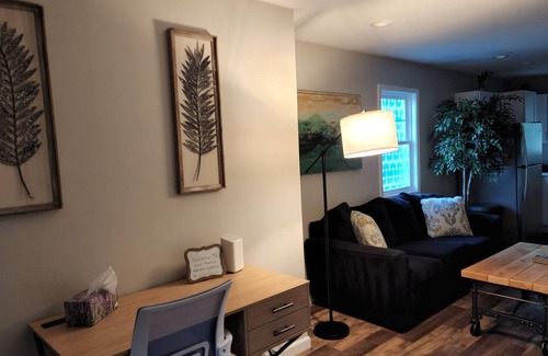 Bourbonnais Apartment | Spacious Studio with All the Comforts of Home