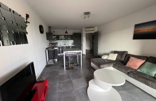 Aigues-Mortes Apartment | Spacious T3 with swimming pool and 45m2 terrace a stone's throw from the ramparts