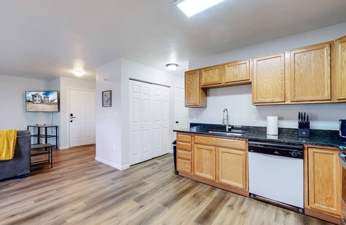 Brighton Apartment | Spacious Two-Bed Updated Near DIA easy Denver Access