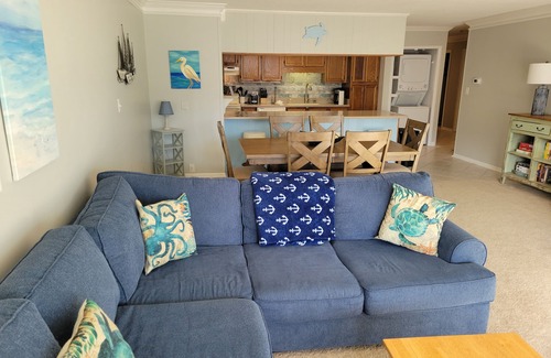 Indian Beach Condo | Spacious, Two Bedroom Condo at the Center of the Crystal Coast
