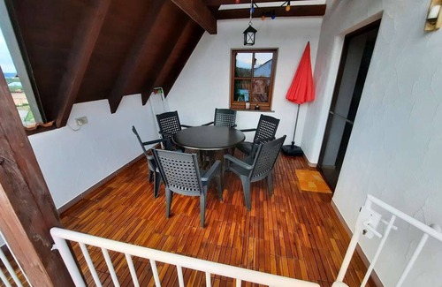 Maroldsweisach Apartment | Spacious vacation apartment (80 sqm) for up to 4 people with loggia