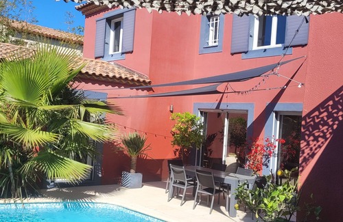 Perols Villa | SPACIOUS VILLA CONTEMPORARY HEATED SWIMMING POOL, BETWEEN SEA AND MONTPELLIER