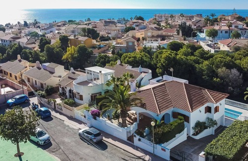 Bolnuevo Villa | Spacious villa on 600m² with large pool, 4 terraces and solarium. Near beach.