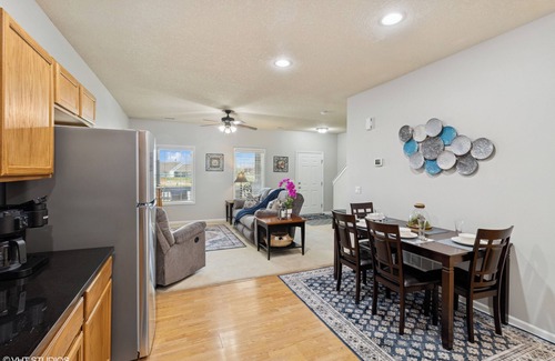 Waukee House | Spacious Waukee Condo, 3BR, fully furnished, attached garage, 2 pools, Pets ok!