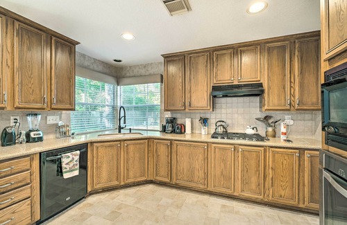 Alden Bridge Cottage | Spacious Woodlands Home: Pool & Outdoor Oasis