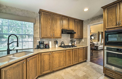 Alden Bridge Cottage | Spacious Woodlands Home: Pool & Outdoor Oasis