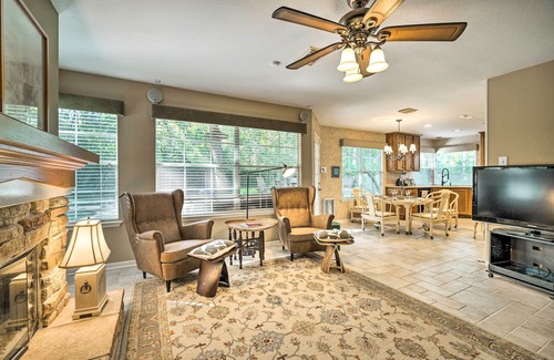Alden Bridge Cottage | Spacious Woodlands Home: Pool & Outdoor Oasis