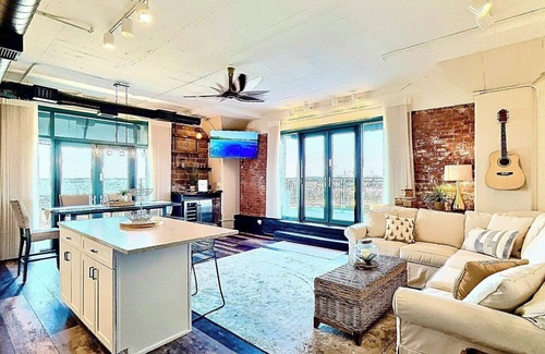 Sandusky Condo | Spacious Wrap Around Patio Incredible Views Lake Erie Cedar Point!