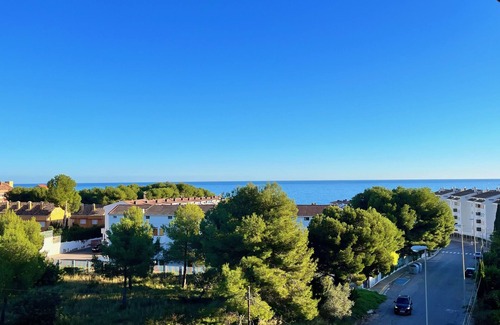 Alcossebre Apartment | Spain Costa Azahar family apartment. Sea view, Balcony, Pool, Close to the beach