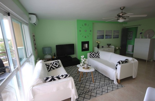 Alcossebre Apartment | Spain Costa Azahar family apartment. Sea view, Balcony, Pool, Close to the beach