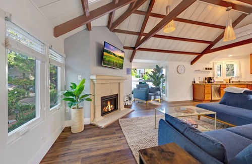 West Junior College House | Spanish Wine Country Cottage with Hot Tub!