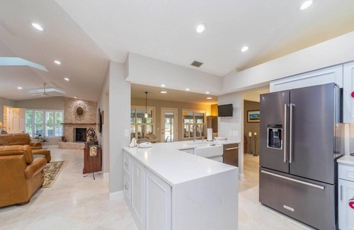 St. Augustine House | Sparkling pool and rejuvenating spa!