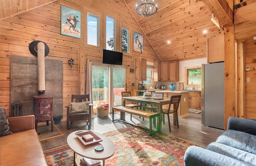 Denver Cabin | Sparkling Private Cabin, Hot Tub, Firepit, Giant Chess Set, Early Check-In!