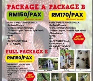 Tioman Island Ski Chalet | SPC or SP Barakah at ABC Air Batang Village