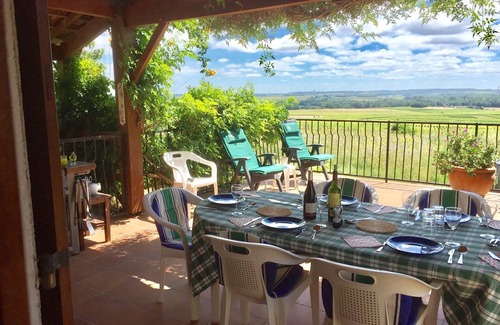 Saint-Fort-sur-Gironde House | Special Offer! Beautiful hill top House with Private Heated Pool, Stunning Views