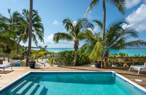 Governor's Harbour House | Spectacular Beachfront House w/Htd. Pool on Famous French Leave Beach