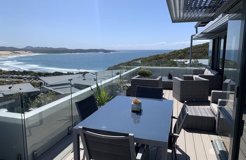 Boat Harbour House | Spectacular beach/ocean views, private hot tub on deck, infinity edge pool, Fox