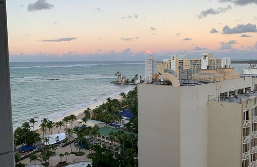 Isla Verde Apartment | 🌴Spectacular Beach Front Studio 🌴 19th Floor View of Beach, El Yunque Mt. & City