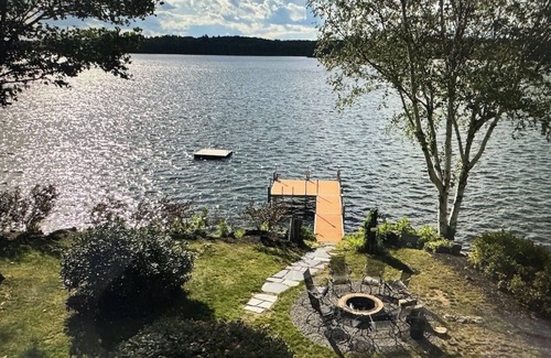 Manchester House | Spectacular Cobbossee Lakefront with Hot Tub&Dog Friendly