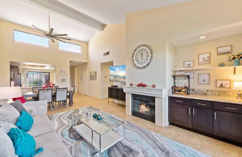 Palm Desert Condo | Spectacular golf and water views! New furnishings!