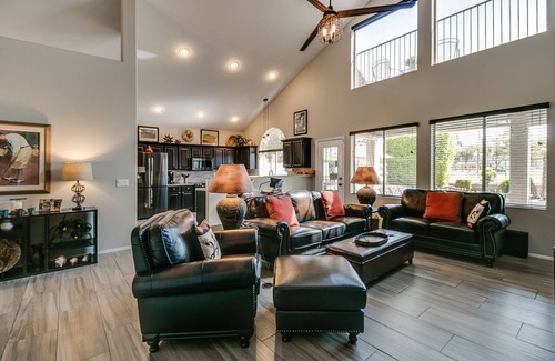 Superstition Springs House | Spectacular Golf Course Home with Pool and Views!
