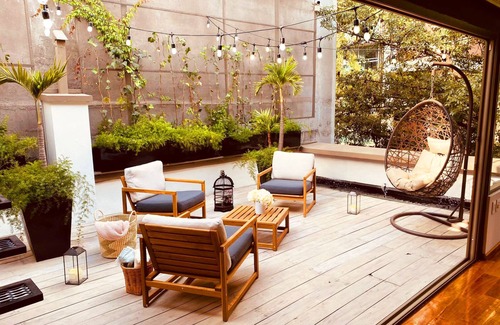 Granada House | Spectacular house in the heart of Polanco with with terrace and garden
