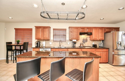 Manvel House | Spectacular Home with Private Pool, Theater&Grill!