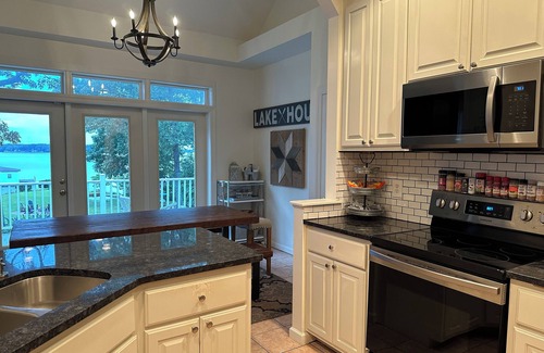 Littleton House | Spectacular Main Lake Sunsets from spacious 4 BR, 3800 sq ft, 1-acre point lot